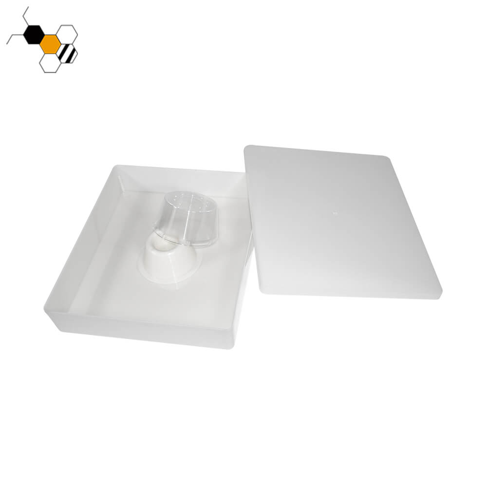 White Round Plastic 2.5L Hive Top Feeders For Bees For Sale